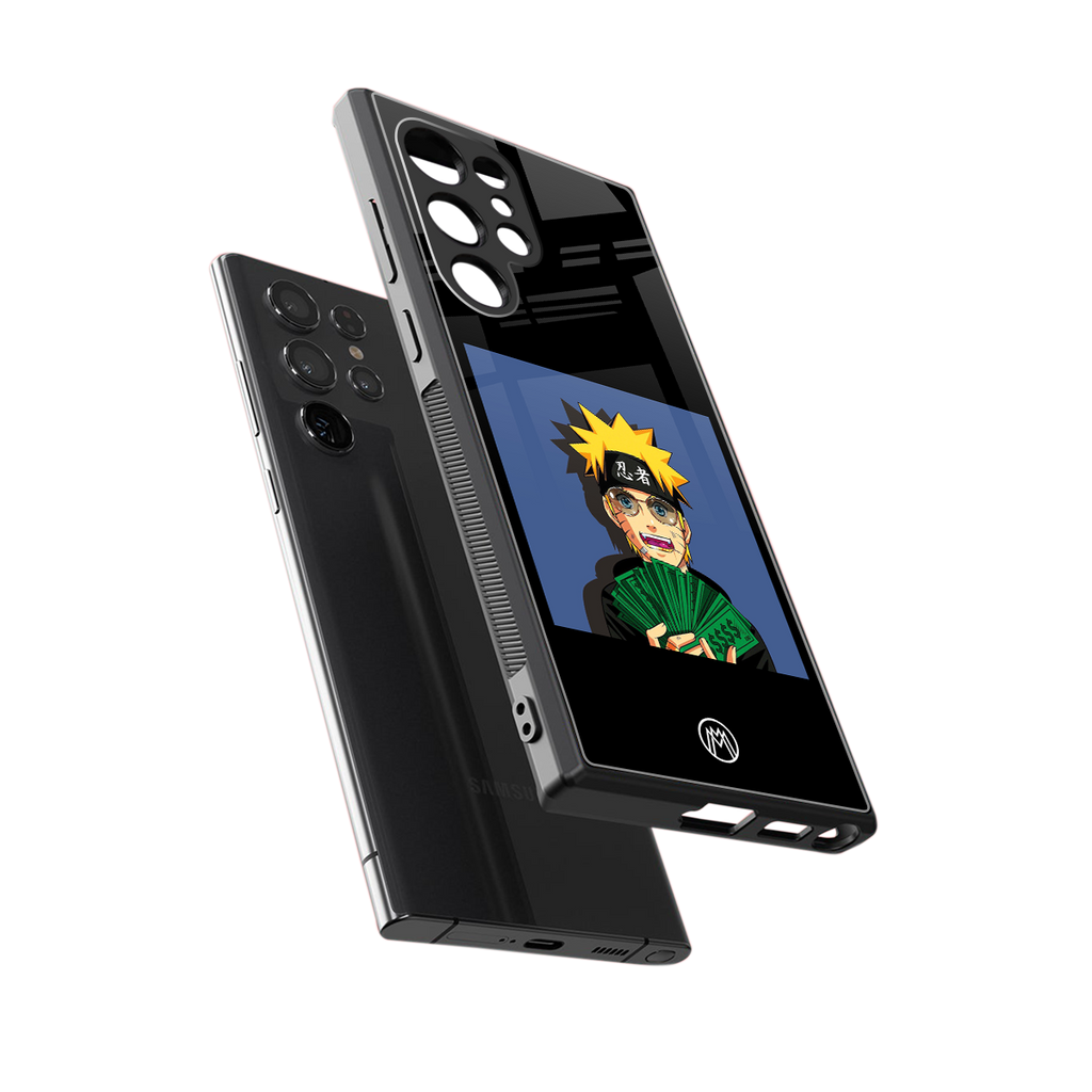 naruto hypebeast back phone cover | glass case for samsung galaxy s23 ultra