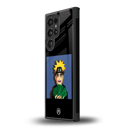 naruto hypebeast back phone cover | glass case for samsung galaxy s24 ultra