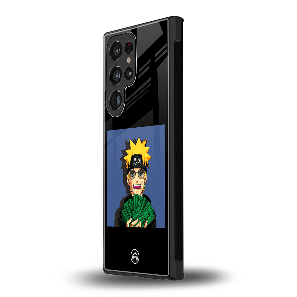 naruto hypebeast back phone cover | glass case for samsung galaxy s23 ultra