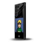 naruto hypebeast back phone cover | glass case for samsung galaxy s23 ultra