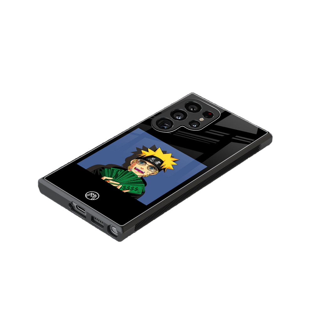 naruto hypebeast back phone cover | glass case for samsung galaxy s23 ultra