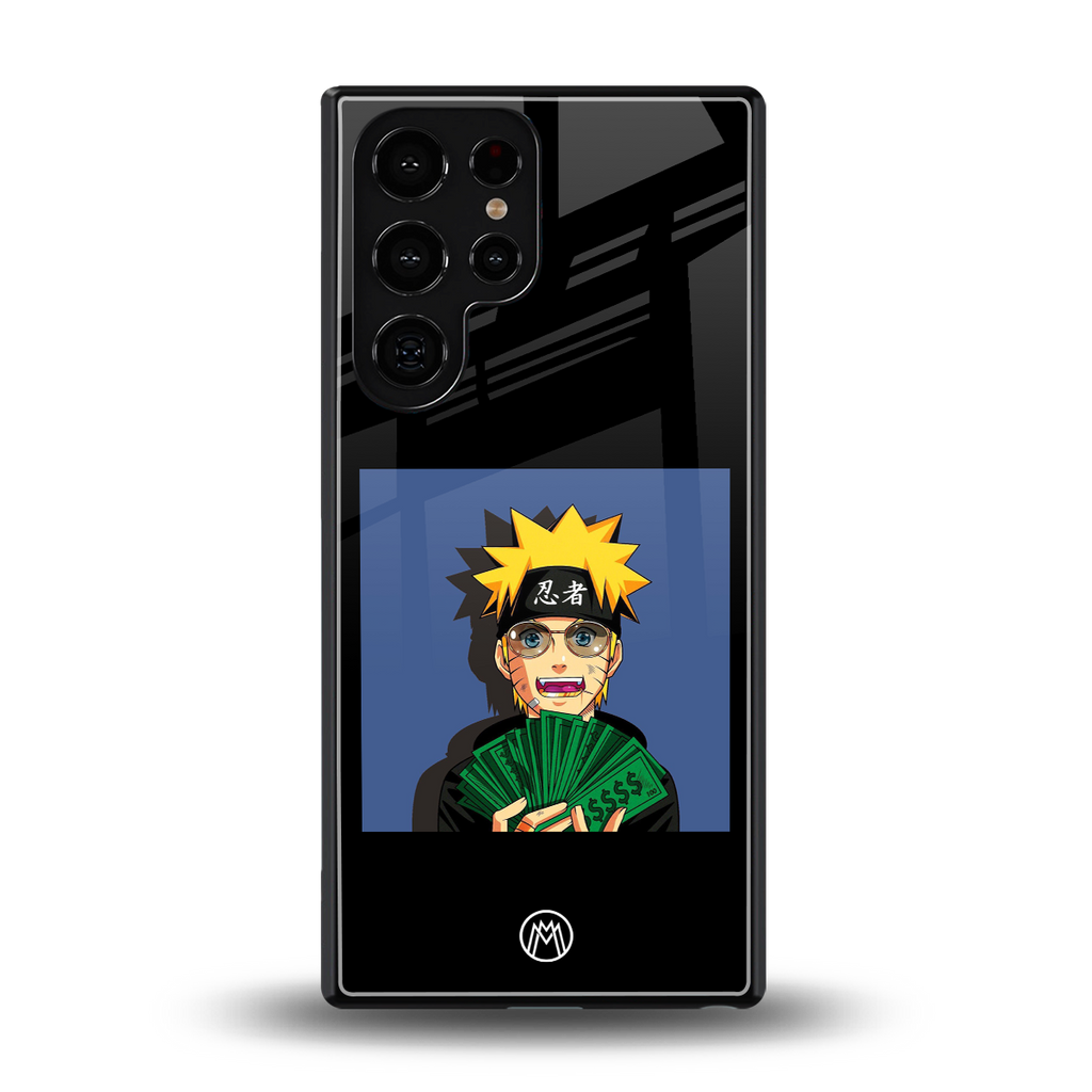 naruto hypebeast back phone cover | glass case for samsung galaxy s25 ultra