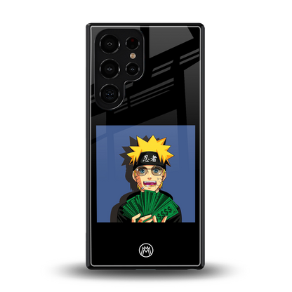naruto hypebeast back phone cover | glass case for samsung galaxy s25 ultra