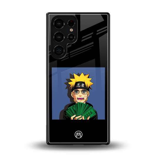 naruto hypebeast back phone cover | glass case for samsung galaxy s25 ultra