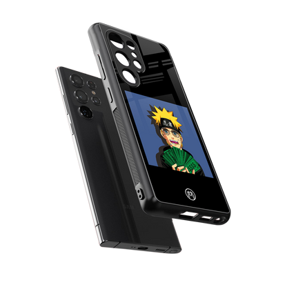 naruto hypebeast back phone cover | glass case for samsung galaxy s25 ultra