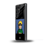 naruto hypebeast back phone cover | glass case for samsung galaxy s25 ultra