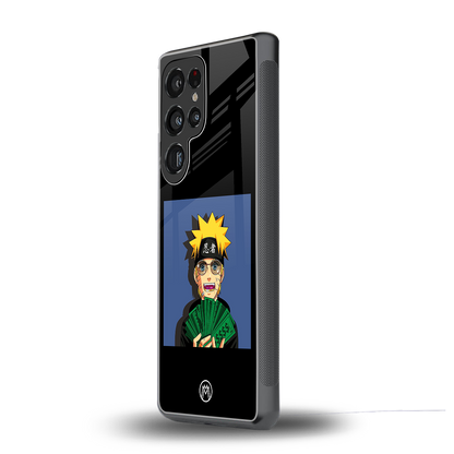 naruto hypebeast back phone cover | glass case for samsung galaxy s25 ultra