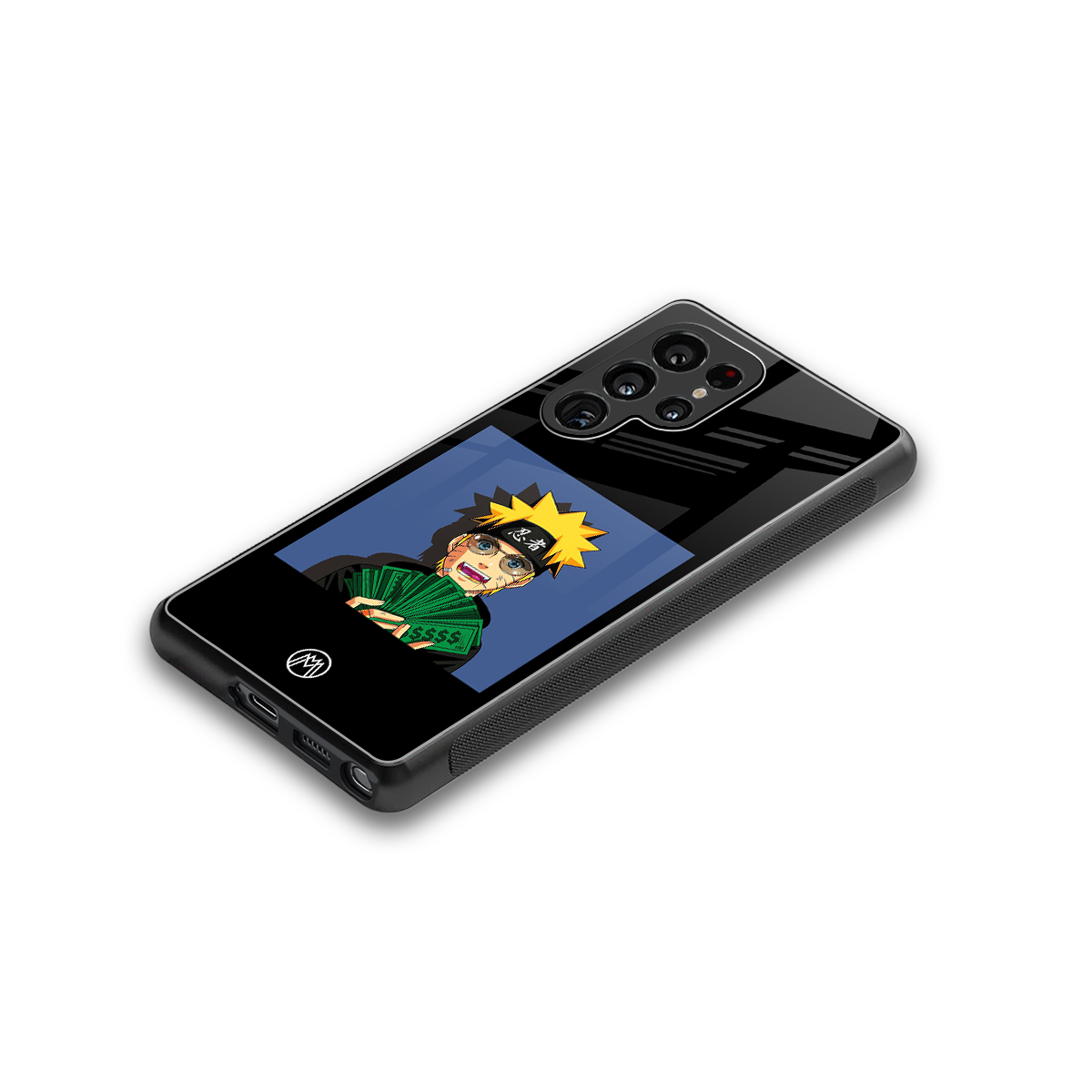 naruto hypebeast back phone cover | glass case for samsung galaxy s25 ultra