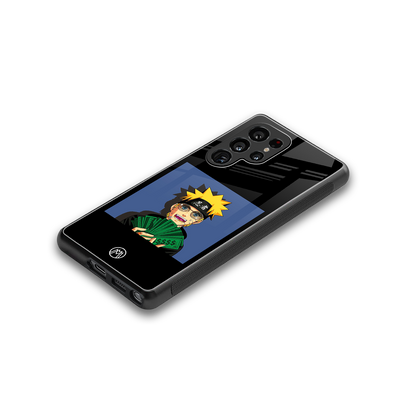 naruto hypebeast back phone cover | glass case for samsung galaxy s25 ultra