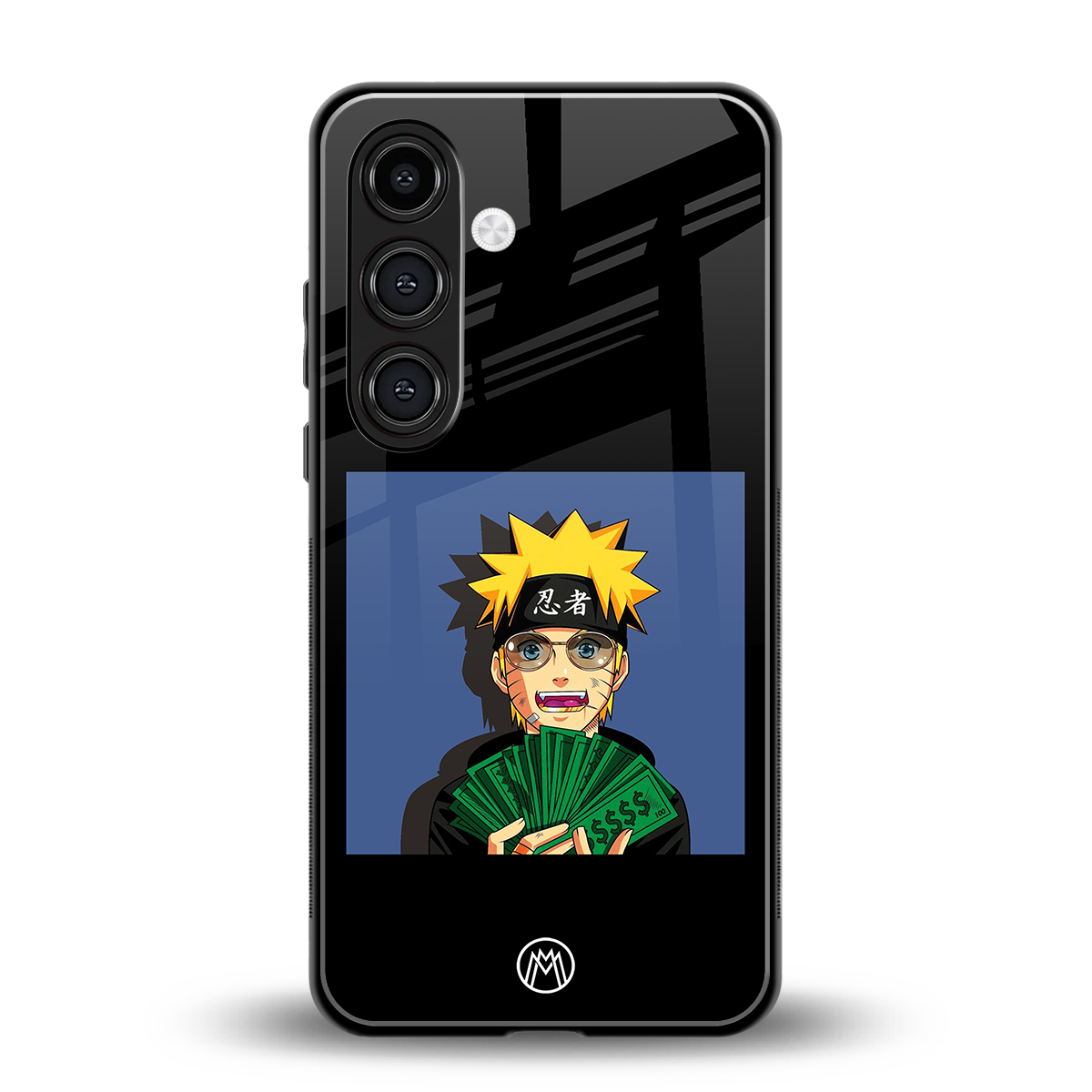 naruto hypebeast back phone cover | glass case for samsung galaxy s24 plus