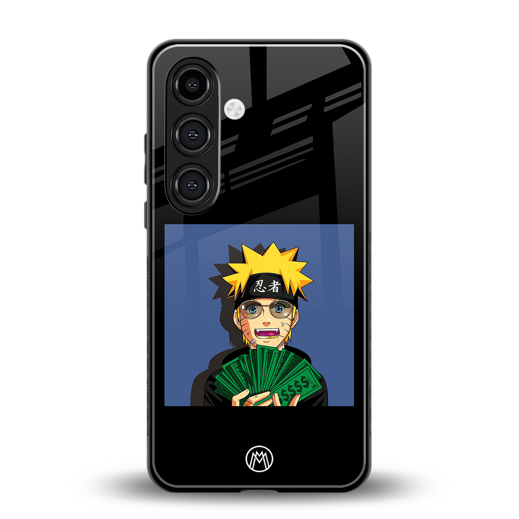 naruto hypebeast back phone cover | glass case for samsung galaxy s23 plus