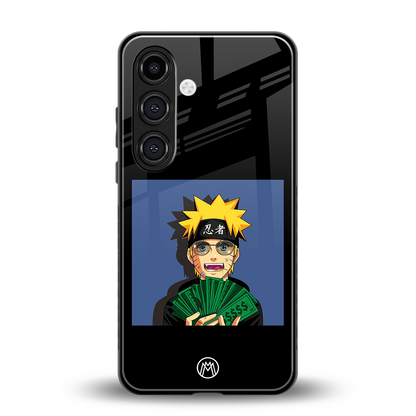 naruto hypebeast back phone cover | glass case for samsung galaxy s24 fe