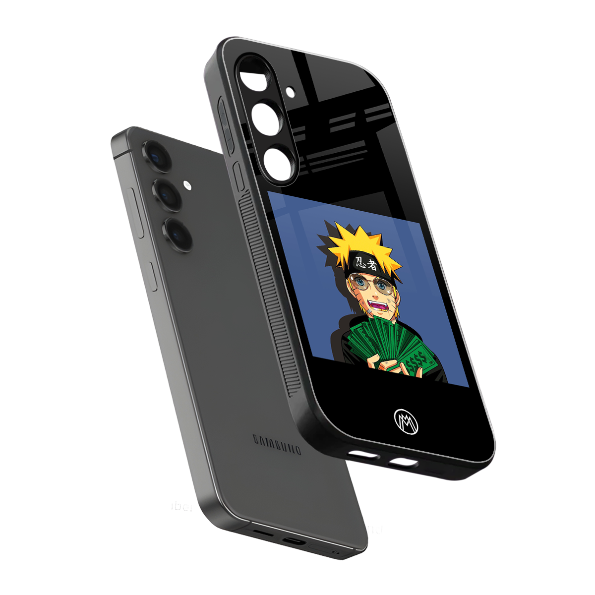 naruto hypebeast back phone cover | glass case for samsung galaxy s24 plus