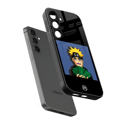 naruto hypebeast back phone cover | glass case for samsung galaxy s24 plus