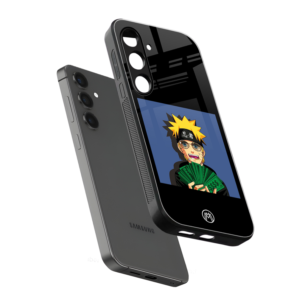 naruto hypebeast back phone cover | glass case for samsung galaxy s23 plus
