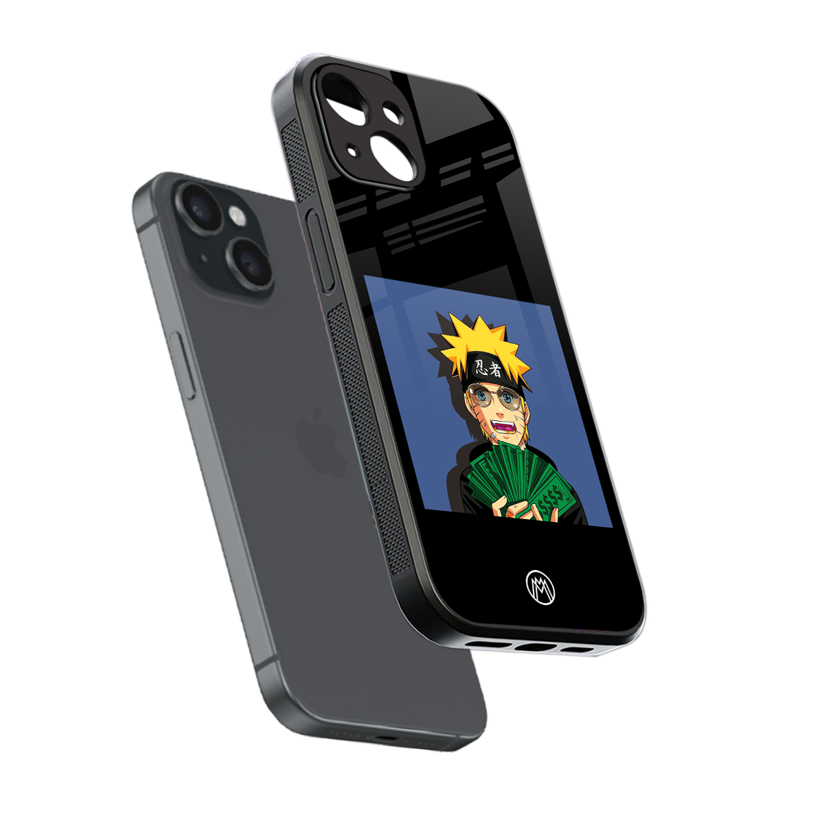 naruto hypebeast back phone cover | glass case for iphone 15