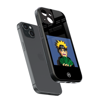 naruto hypebeast back phone cover | glass case for iphone 15