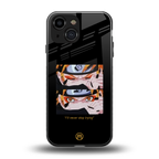 naruto motivation anime back phone cover | glass case for iphone 13 mini