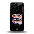 naruto motivation anime back phone cover | glass case for iphone 14 plus