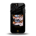 naruto motivation anime back phone cover | glass case for iphone 16 pro max