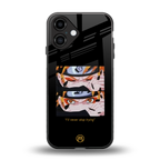 naruto motivation anime back phone cover | glass case for iphone 16
