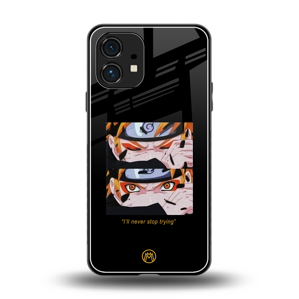naruto motivation anime back phone cover | glass case for nothing phone 1
