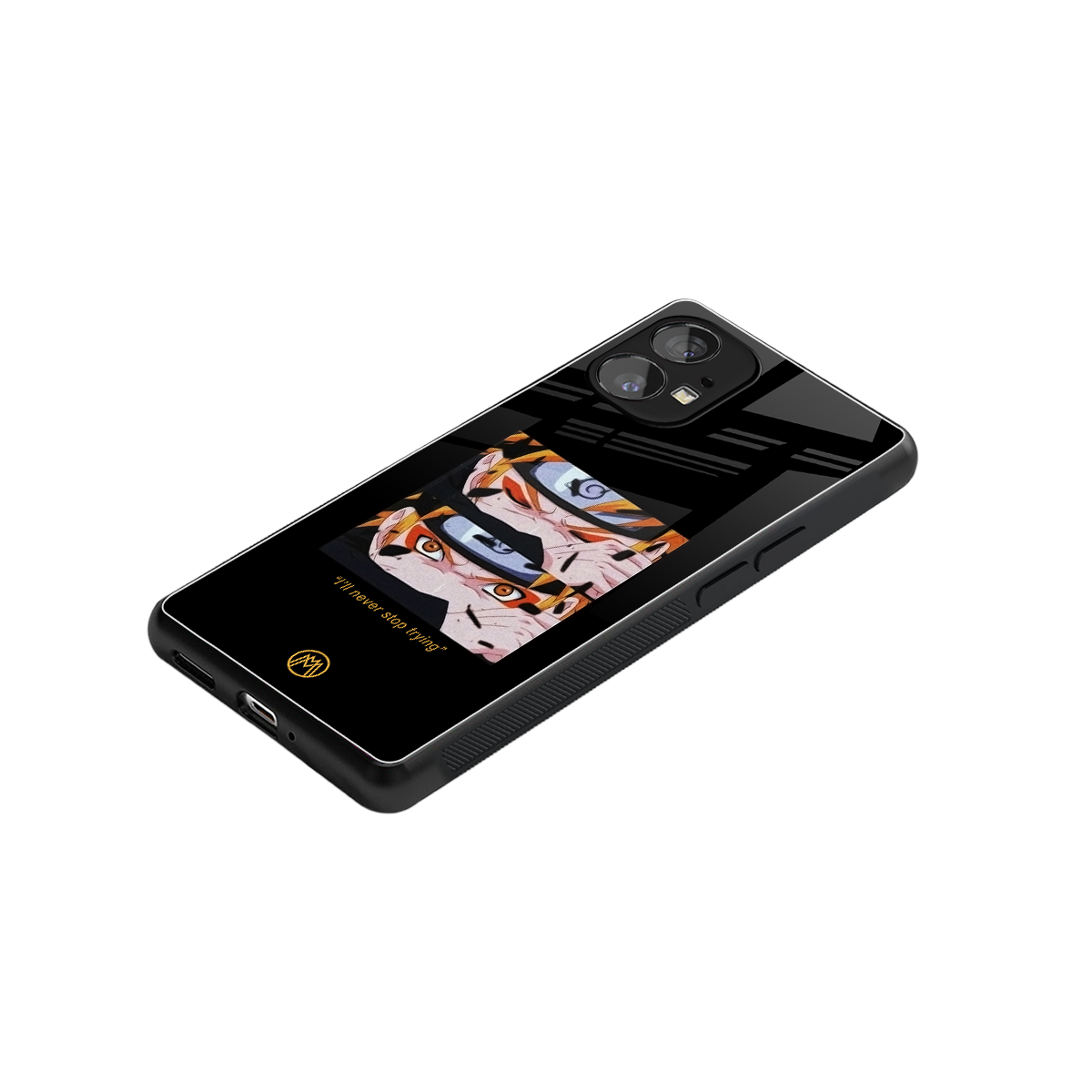 naruto motivation anime back phone cover | glass case for nothing phone 1