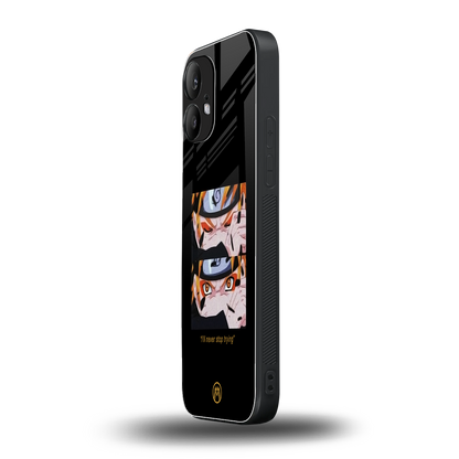 naruto motivation anime back phone cover | glass case for nothing phone 2