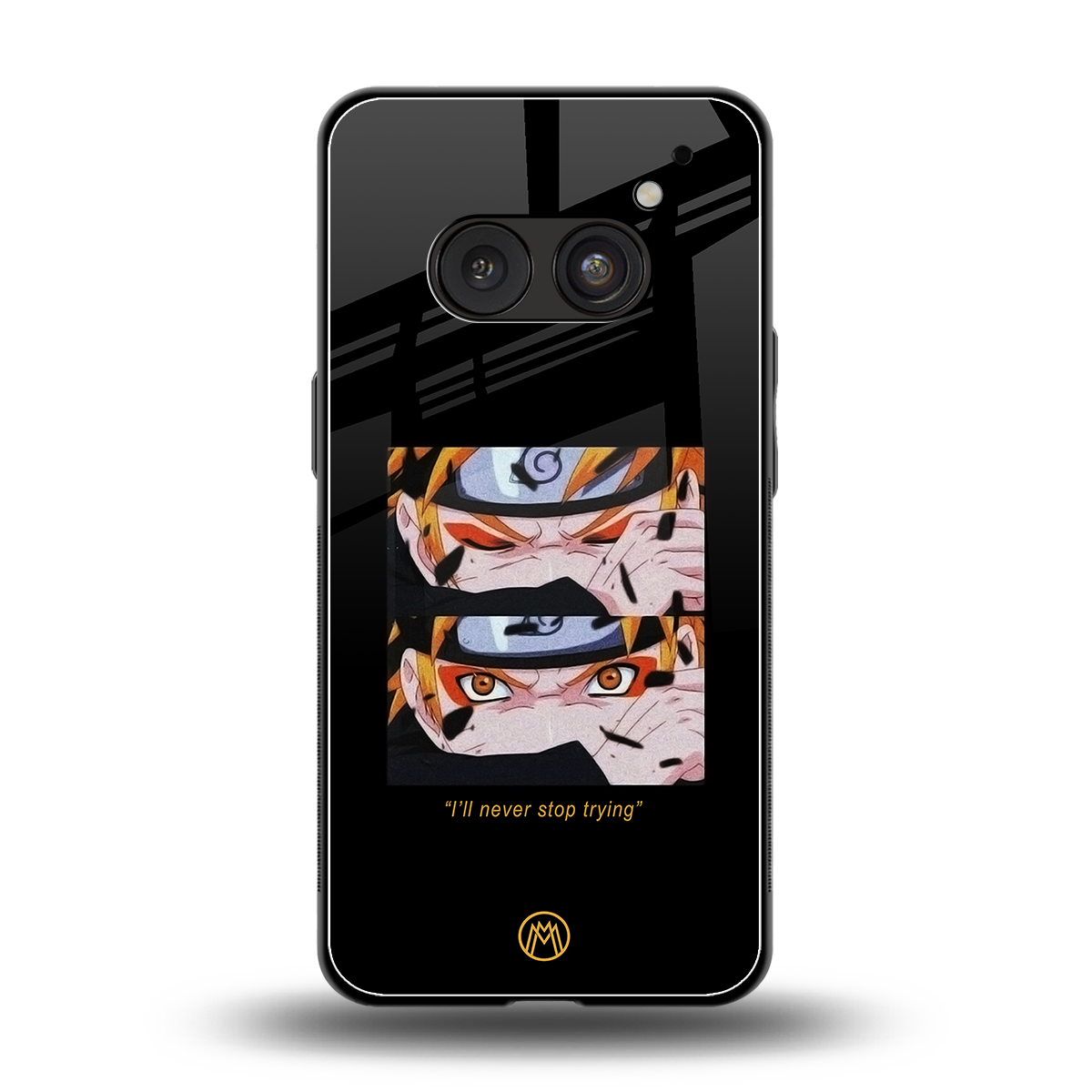 naruto motivation anime back phone cover | glass case for nothing phone 2a