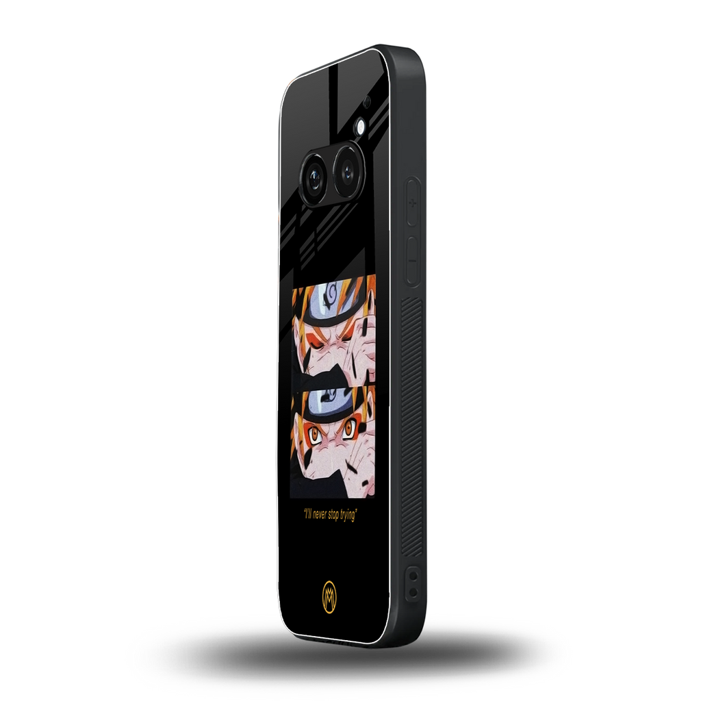 naruto motivation anime back phone cover | glass case for nothing phone 2a