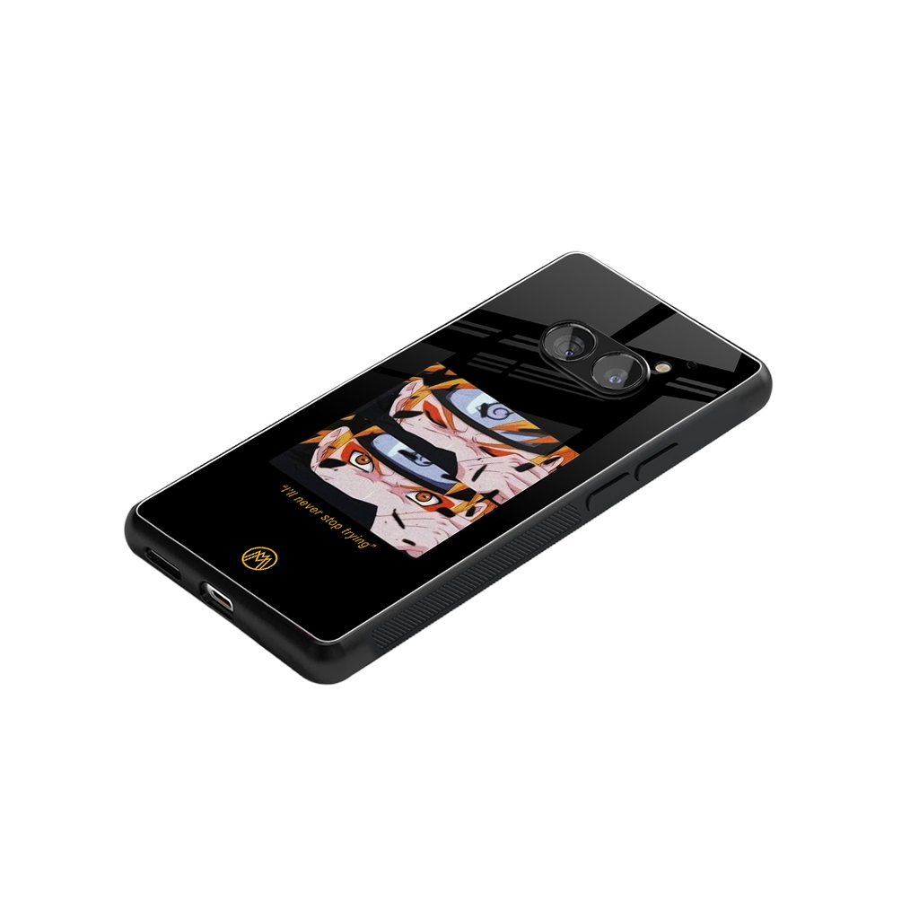 naruto motivation anime back phone cover | glass case for nothing phone 2a