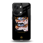 naruto motivation anime back phone cover | glass case for oneplus nord 3