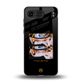 naruto motivation anime back phone cover | glass case for oneplus nord 4
