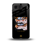 naruto motivation anime back phone cover | glass case for oneplus nord 4