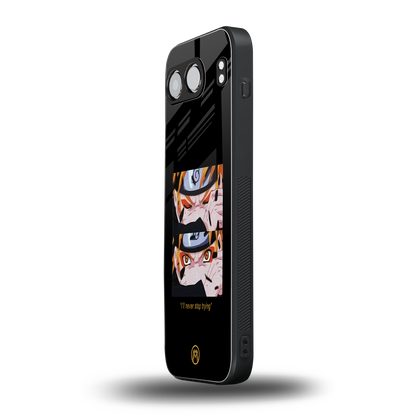naruto motivation anime back phone cover | glass case for oneplus nord 4
