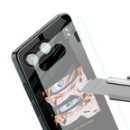 naruto motivation anime back phone cover | glass case for oneplus nord 4