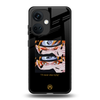 naruto motivation anime back phone cover | glass case for oneplus nord ce 3