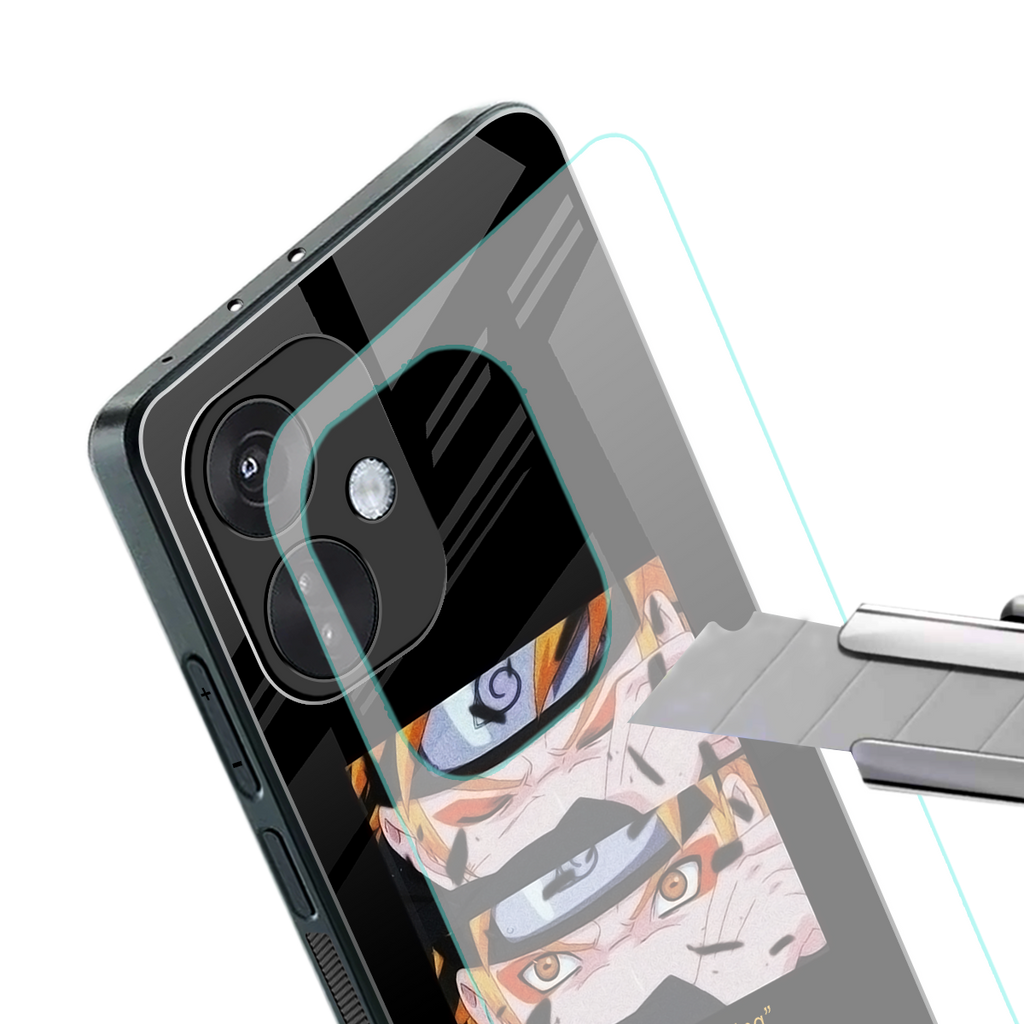 naruto motivation anime back phone cover | glass case for oneplus nord ce 3