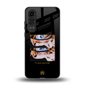 naruto motivation anime back phone cover | glass case for oneplus nord ce 4 lite