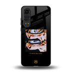 naruto motivation anime back phone cover | glass case for oneplus nord ce 4 lite