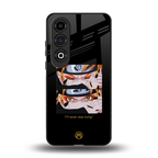 naruto motivation anime back phone cover | glass case for oneplus nord ce 4