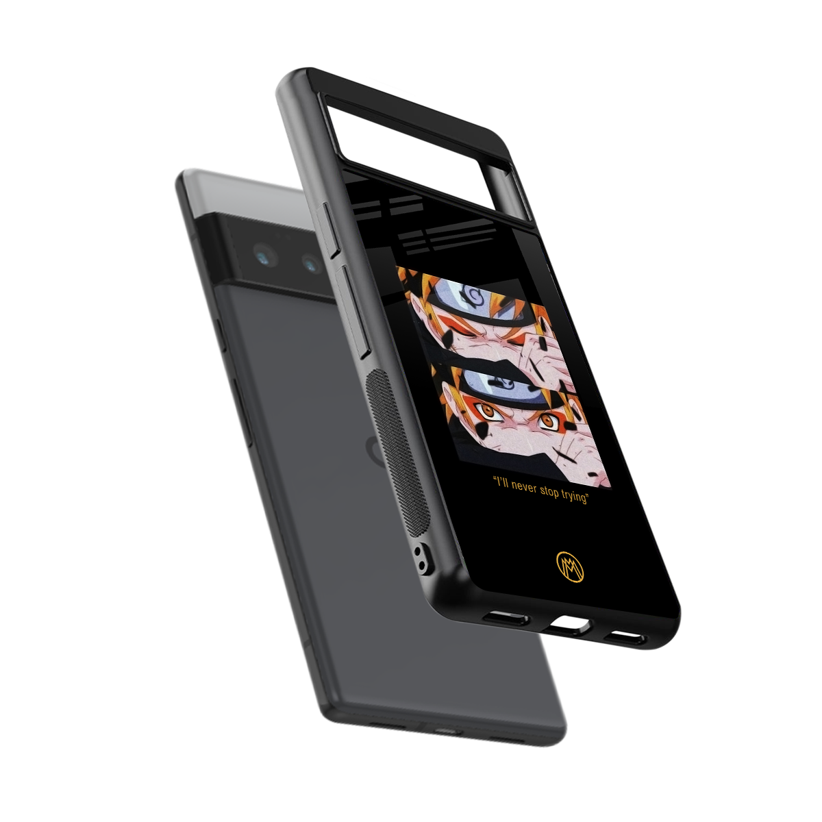 naruto motivation anime back phone cover | glass case for google pixel 6 pro
