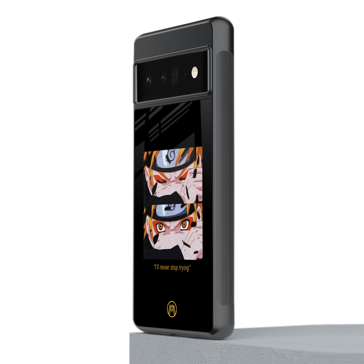 naruto motivation anime back phone cover | glass case for google pixel 6 pro