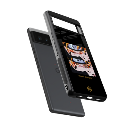 naruto motivation anime back phone cover | glass case for Google Pixel 6A