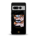 naruto motivation anime back phone cover | glass case for google pixel 7 pro