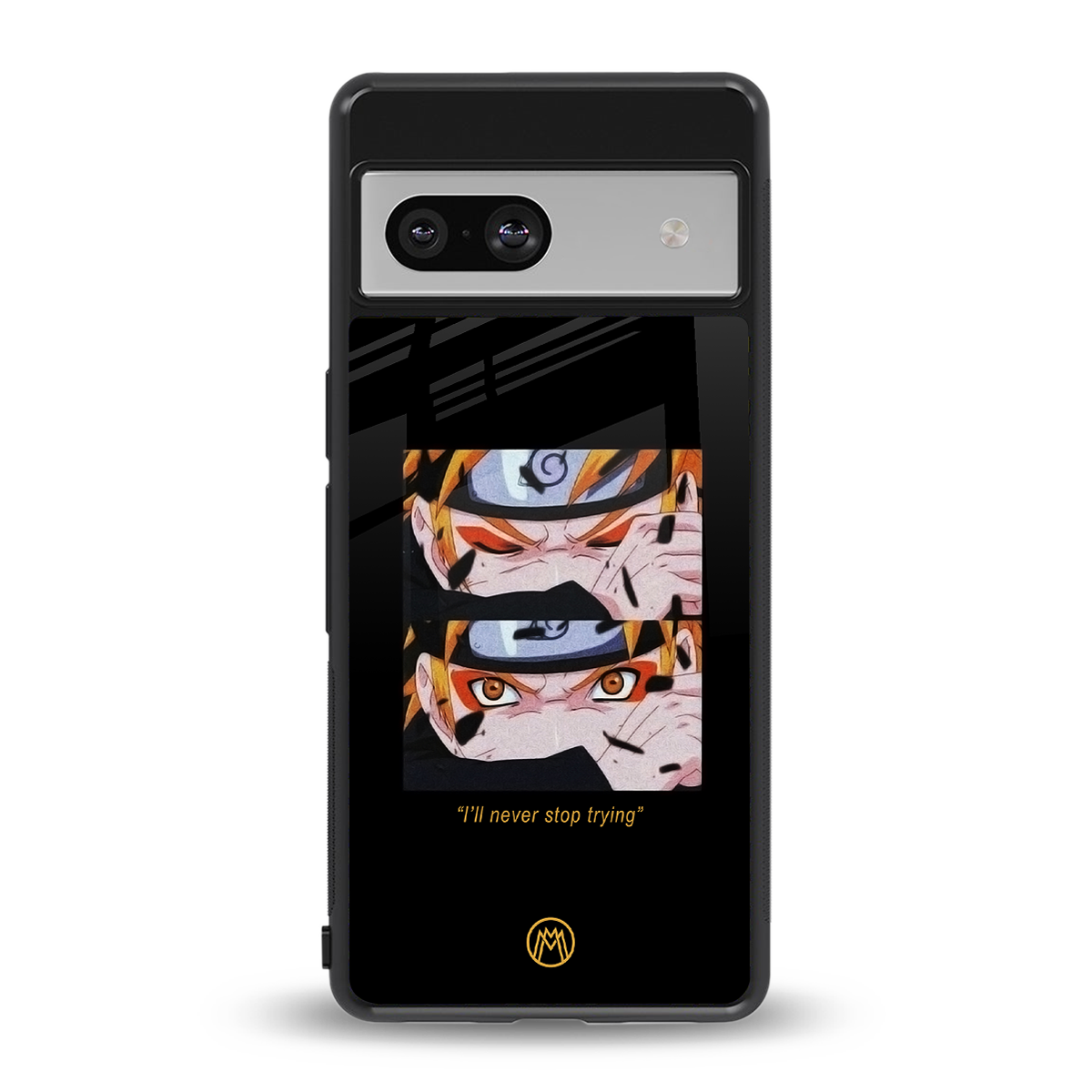 naruto motivation anime back phone cover | glass case for Google Pixel 7