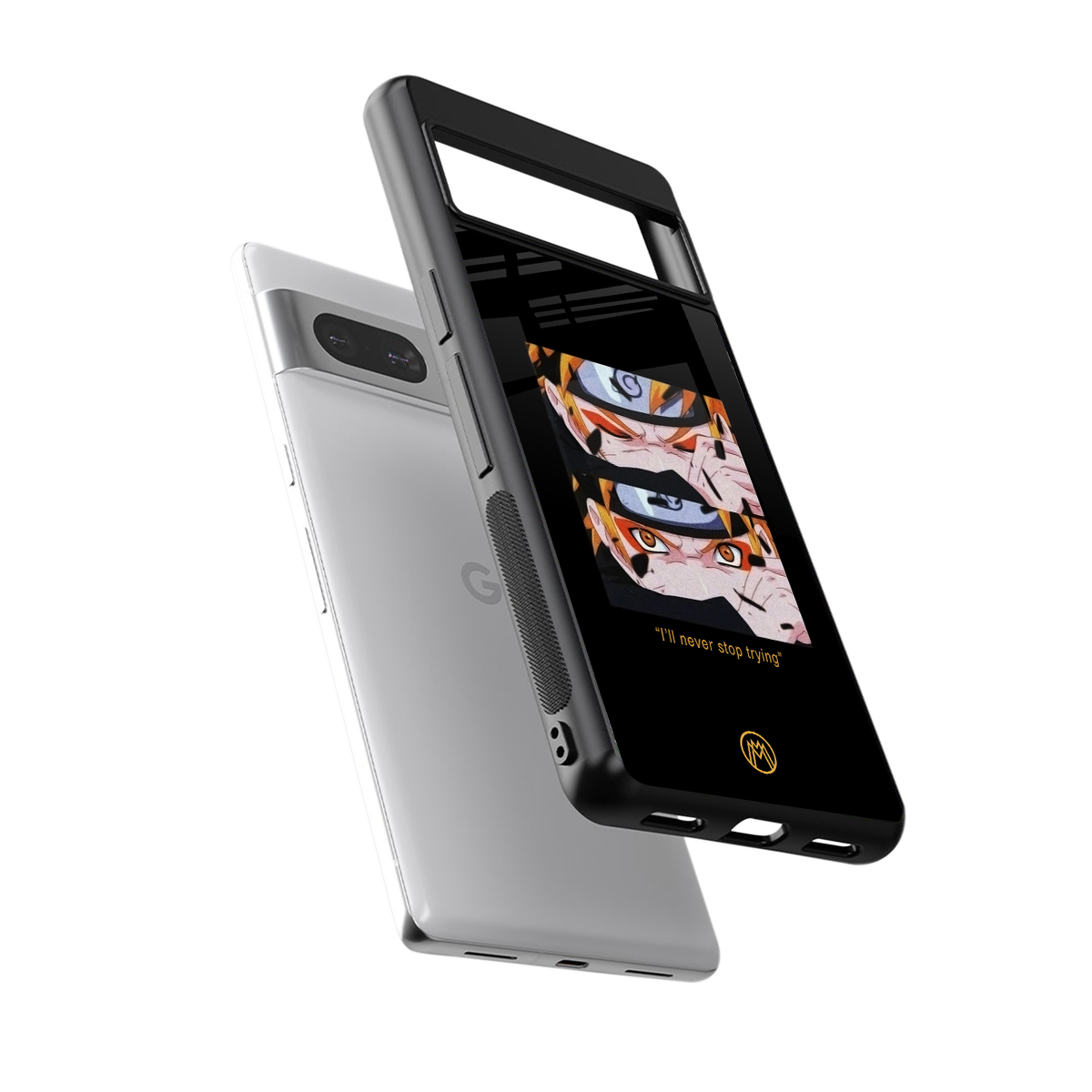 naruto motivation anime back phone cover | glass case for Google Pixel 7