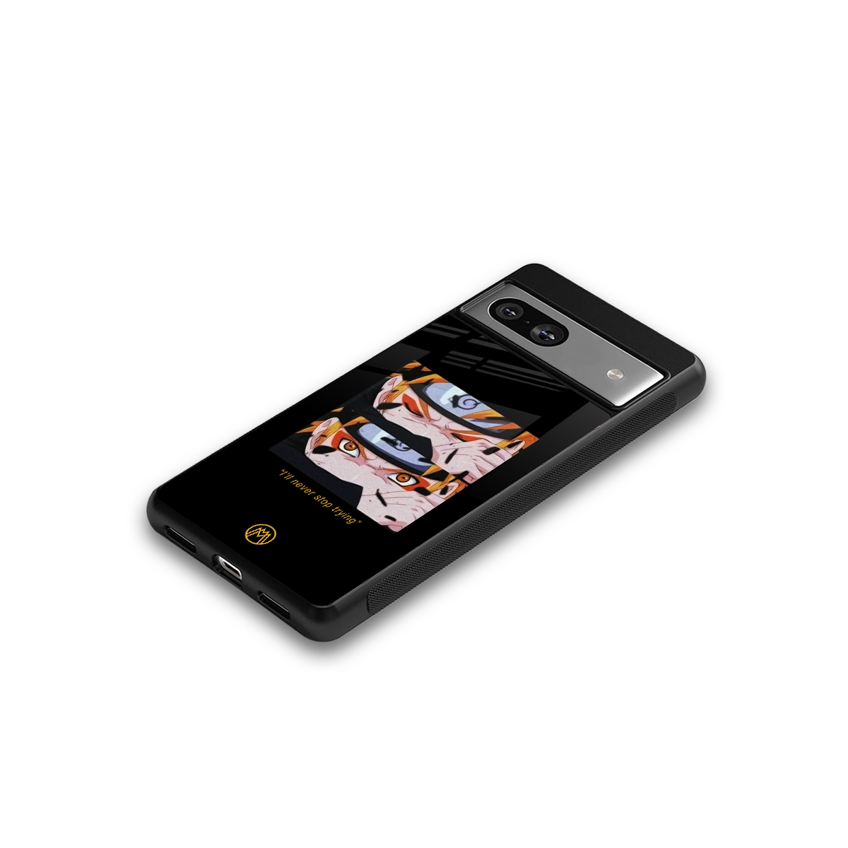 naruto motivation anime back phone cover | glass case for Google Pixel 7