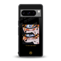 naruto motivation anime back phone cover | glass case for google pixel 8 pro