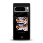 naruto motivation anime back phone cover | glass case for google pixel 8 pro